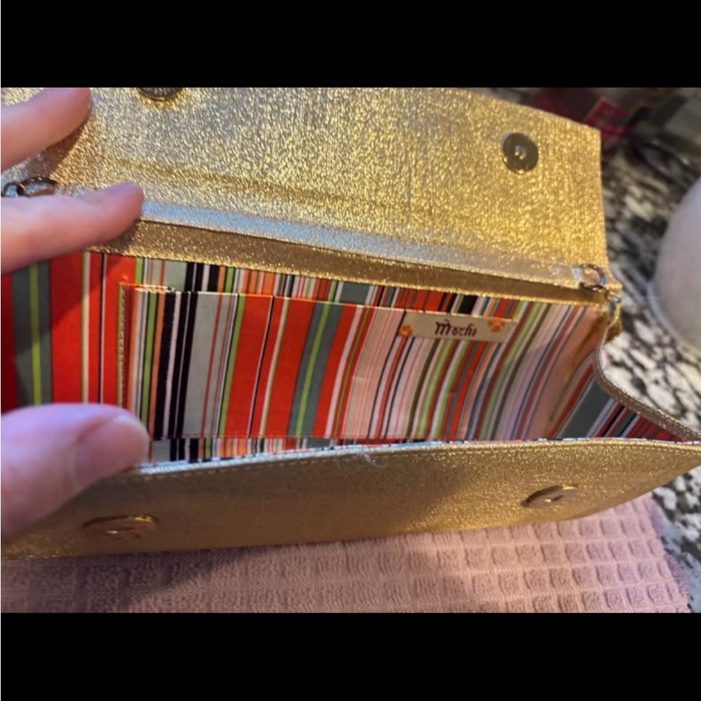 Gold Clutch Bag